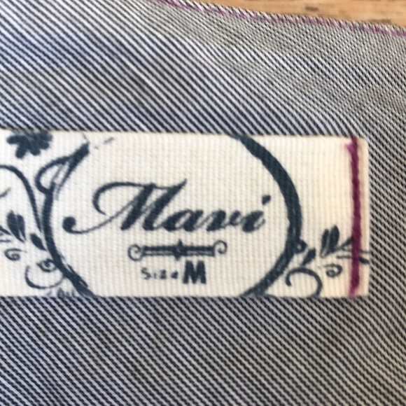 Mavi jeans skirt preppie - Picture 5 of 10